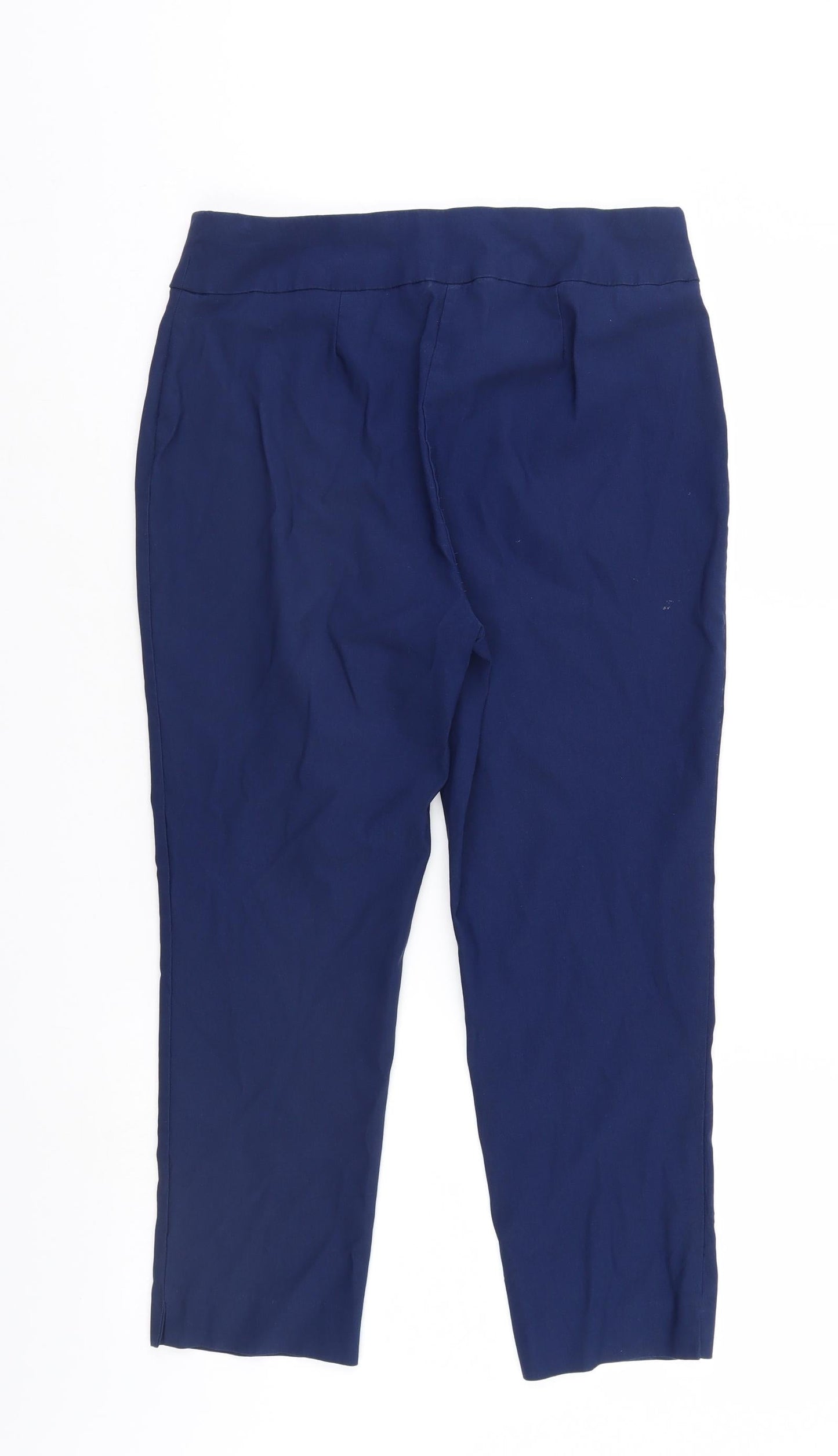 So Slimming Womens Blue   Cropped Trousers Size XS L23 in