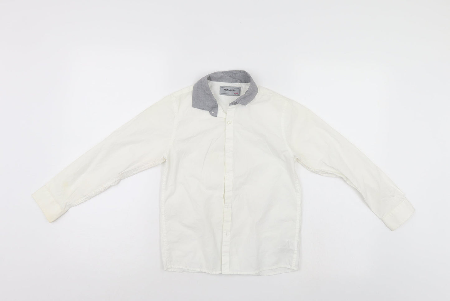 NEXT Boys White   Basic Button-Up Size 8 Years