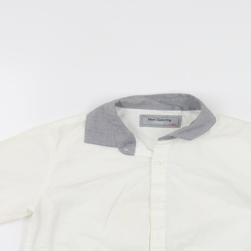 NEXT Boys White   Basic Button-Up Size 8 Years