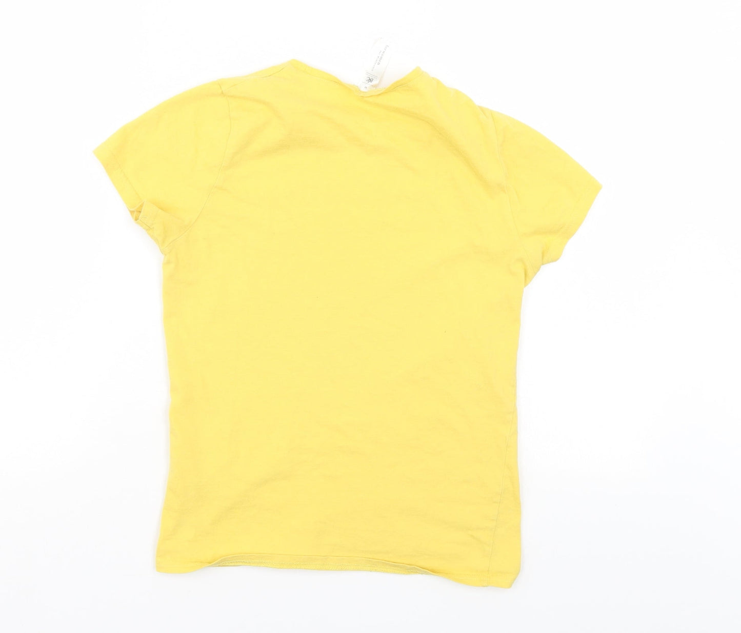 B&C Womens Yellow   Basic T-Shirt Size M