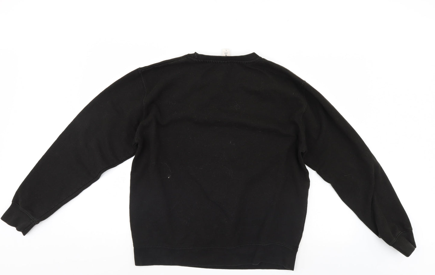 Just Hoods Womens Black   Pullover Sweatshirt Size L