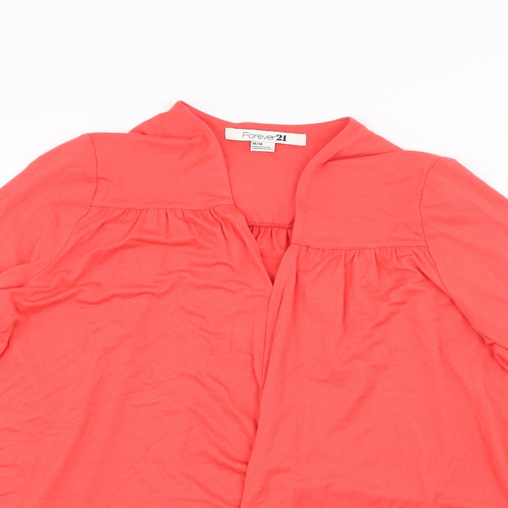 FOREVER 21 Womens Orange   Cardigan Jumper Size M