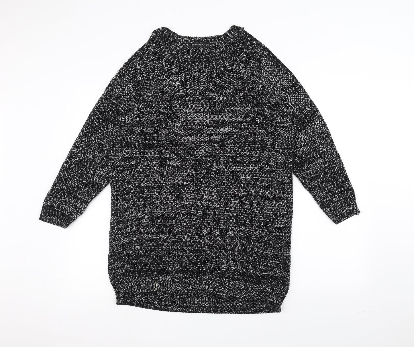 Bershka Womens Black   Pullover Jumper Size M