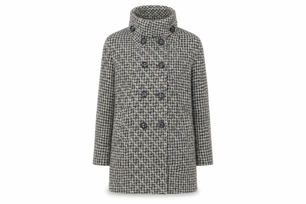 debinhams Womens Grey   Pea Coat Coat Size L