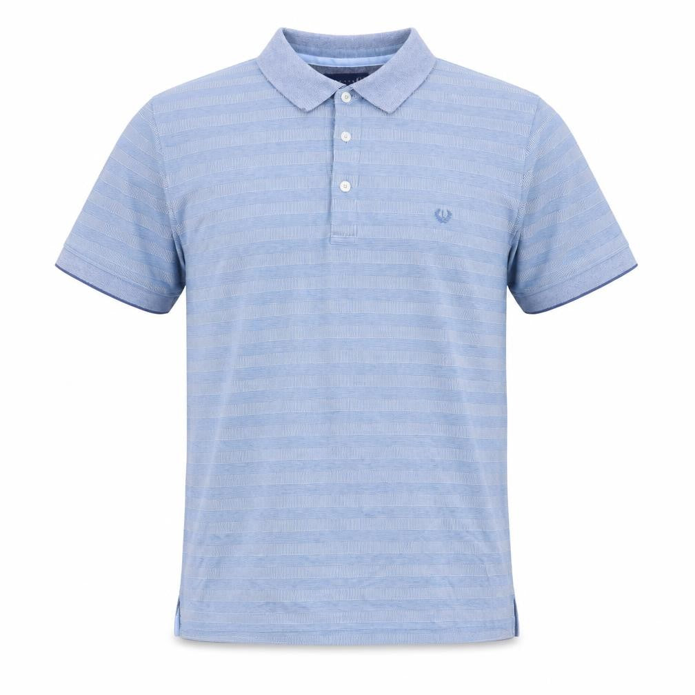 Lincoln Mens Blue    Polo Size L
