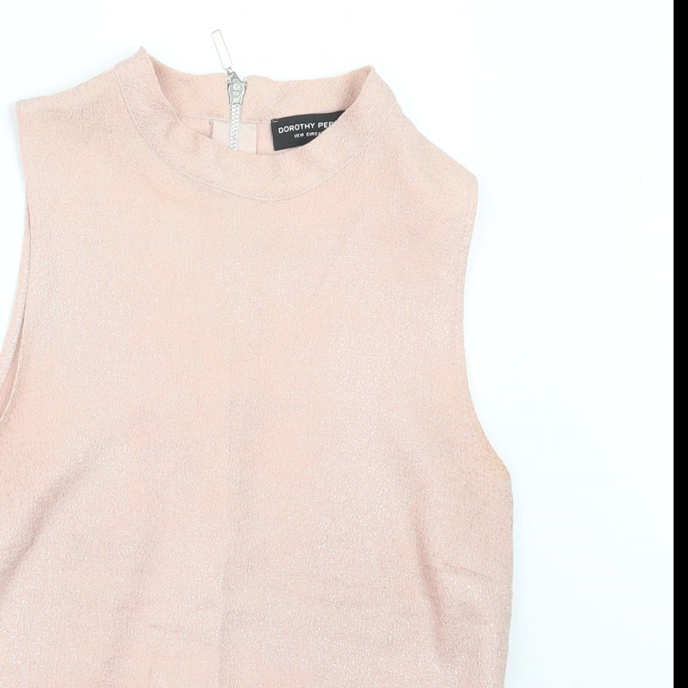 Dorothy Perkins Womens Pink   Basic Blouse Size 14