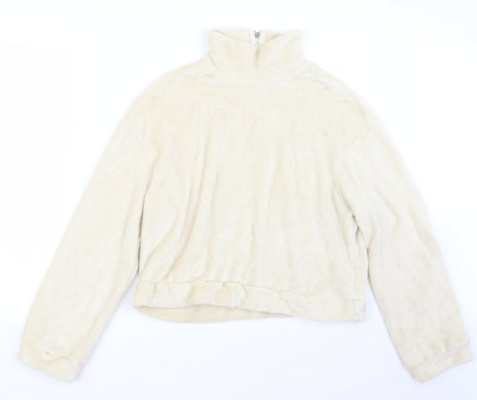 SheIn Womens Ivory   Pullover Sweatshirt Size M