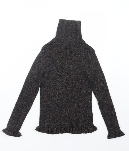 Marks & Spencer Girls Black   Pullover Jumper Size 9-10 Years