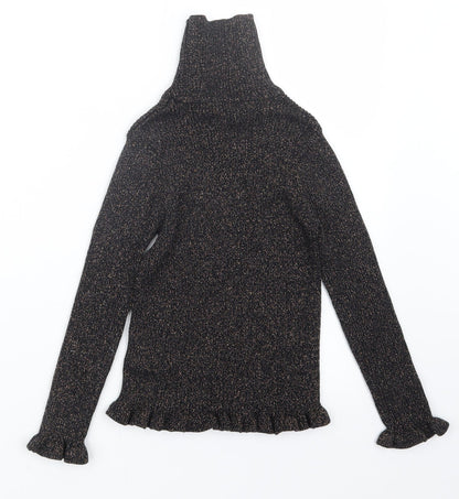 Marks & Spencer Girls Black   Pullover Jumper Size 9-10 Years