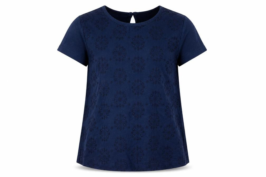Outfit Girls Blue   Basic T-Shirt Size 5-6 Years