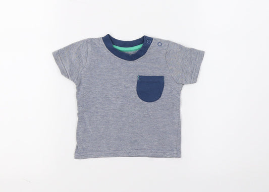 George Boys Blue   Pullover T-Shirt Size 0-3 Months
