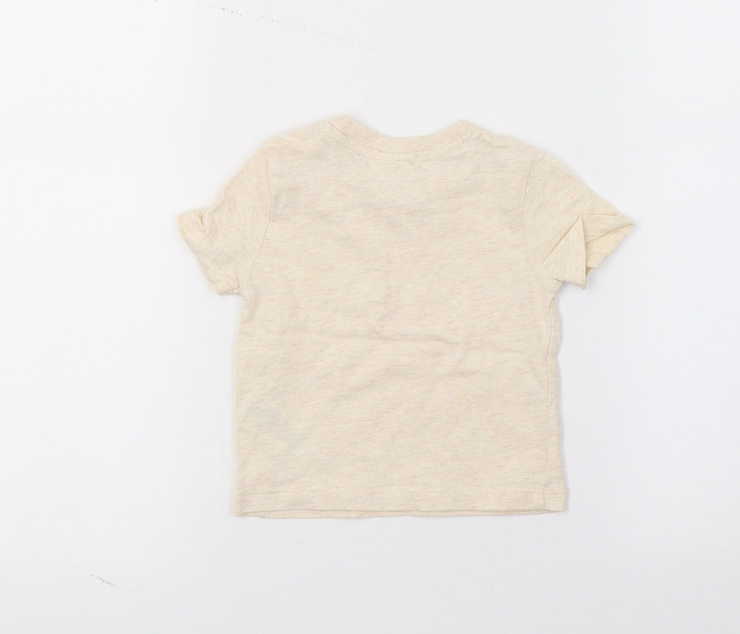 F&F Baby Beige  Jersey Basic T-Shirt Size 0-3 Months