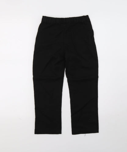 Preloved George Boys Black    Trousers Size 6-7 Years - Back
