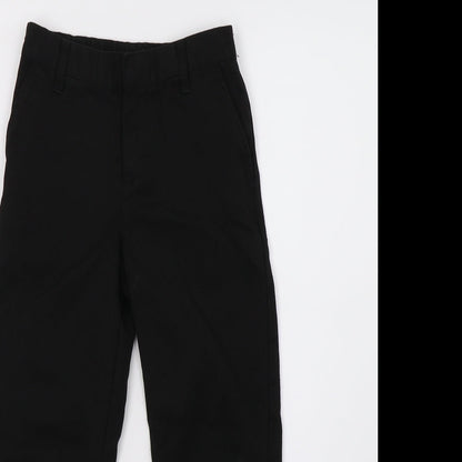 Preloved George Boys Black    Trousers Size 6-7 Years - Detail