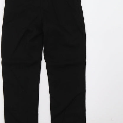 Preloved George Boys Black    Trousers Size 6-7 Years - Label