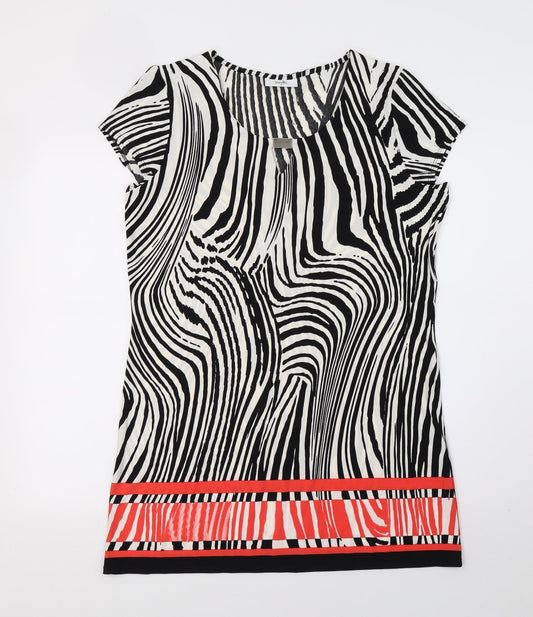 Wallis Womens  Animal Print  Basic T-Shirt Size M