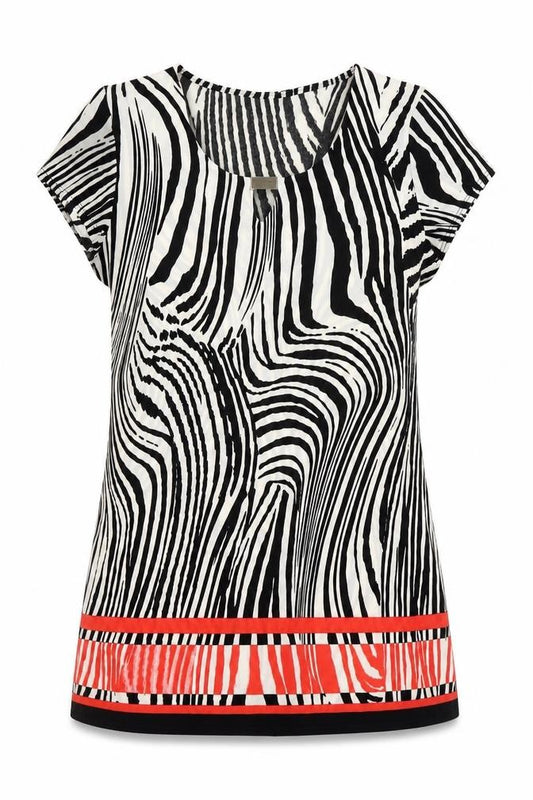 Wallis Womens  Animal Print  Basic T-Shirt Size M