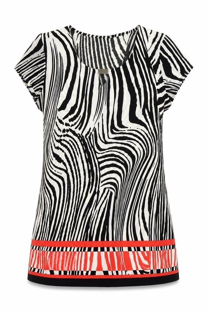 Wallis Womens  Animal Print  Basic T-Shirt Size M