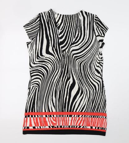 Wallis Womens  Animal Print  Basic T-Shirt Size M