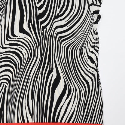 Wallis Womens  Animal Print  Basic T-Shirt Size M