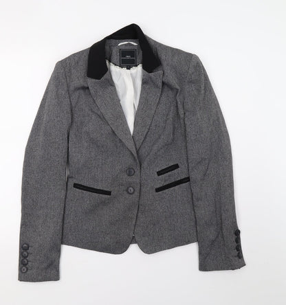 Next Womens Grey   Jacket Blazer Size 8