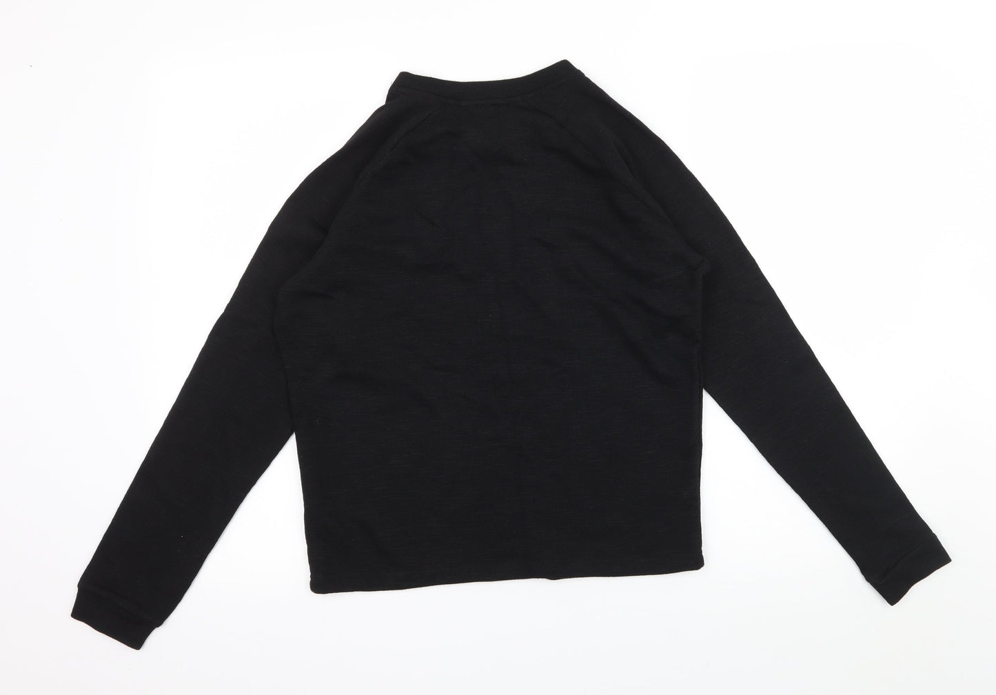 ASOS Womens Black  Jersey Basic T-Shirt Size 10