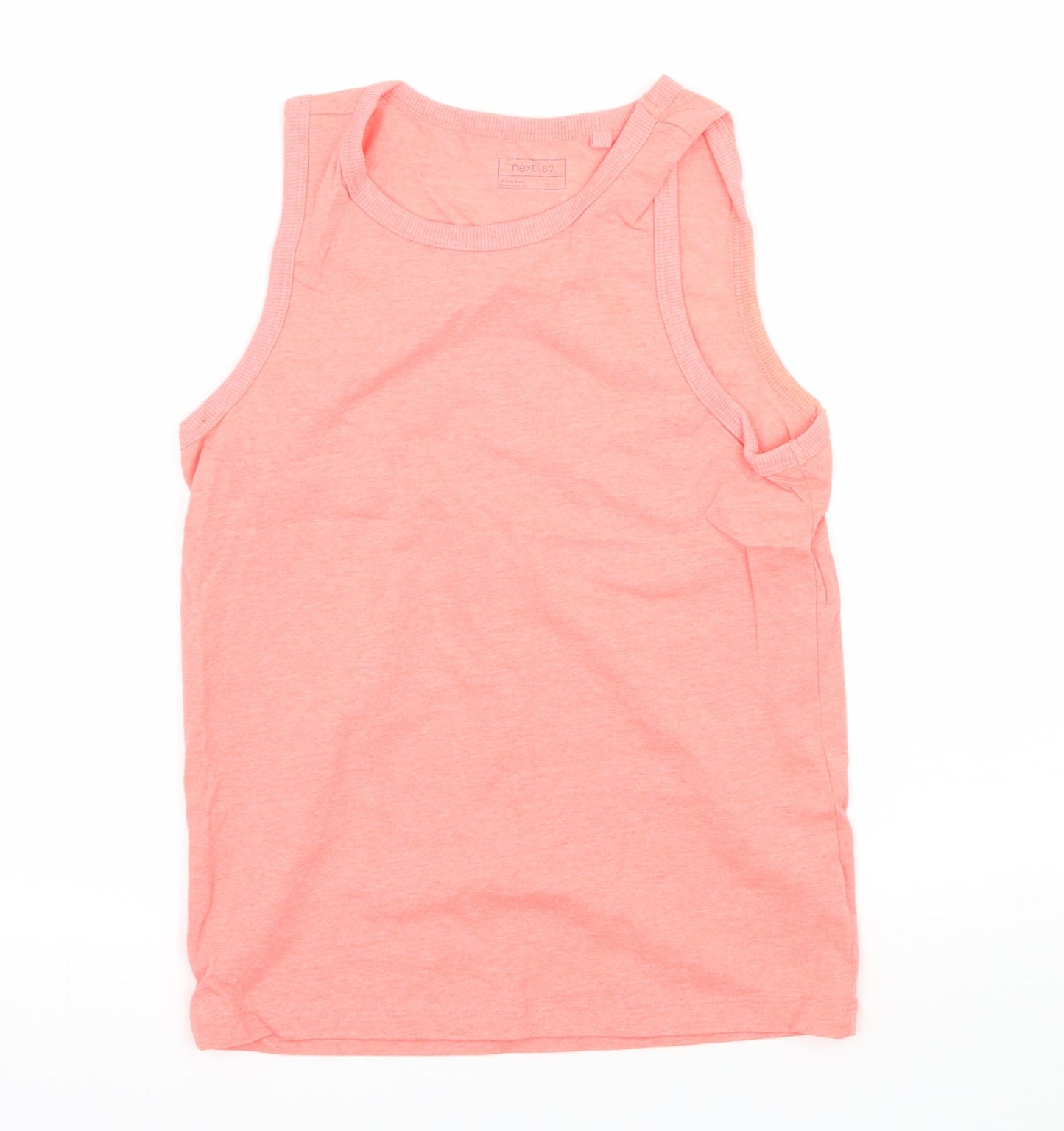 NEXTq Boys Pink  Jersey Basic Tank Size 10 Years