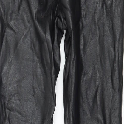 Topshop Womens Black   Trousers  Size 8 L27 in
