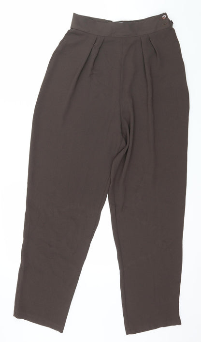 Additional front view of Principles women’s brown trousers, size UK 12, 27-inch leg