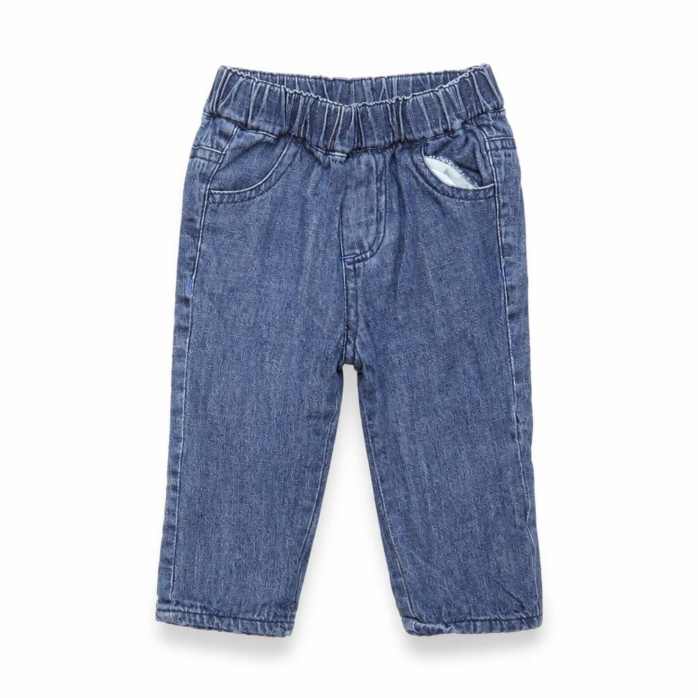 Early Days Baby Blue  Denim Jogger Trousers Size 3-6 Months