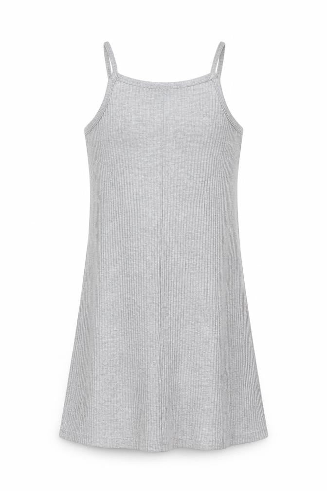Young Dimension Girls Grey   T-Shirt Dress  Size 8-9 Years