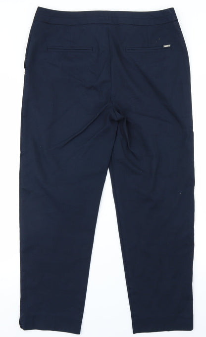 Per Una Womens Blue   Trousers  Size 34 in L25 in