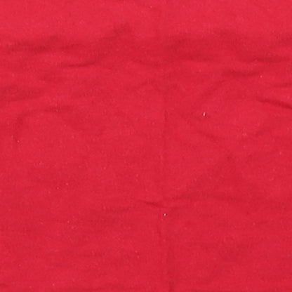 Brand and care label for e-vie angel girls’ red basic t-shirt, size 12-18, months - christmas tshirt