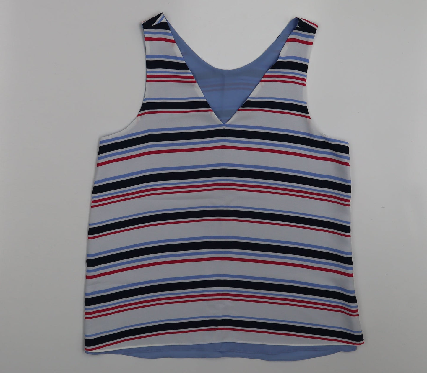 NEXT Womens Multicoloured Striped  Basic Blouse Size 10