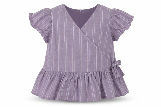 George Girls Purple   Basic Dress Shirt Size 3 Years