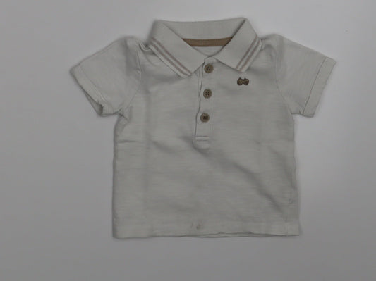 George Boys Ivory   Pullover Polo Size 0-3 Months