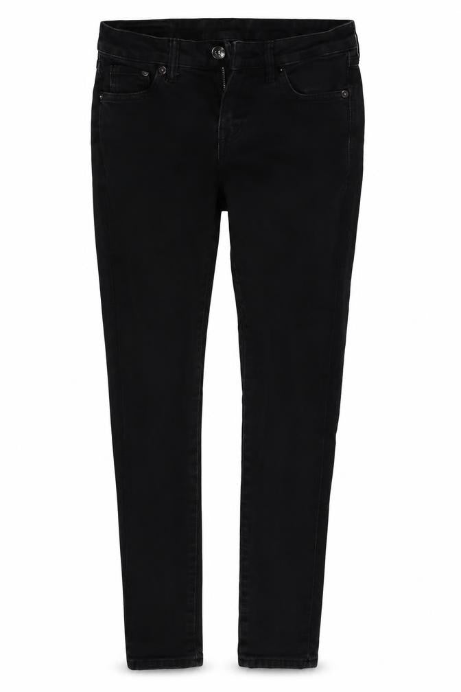 Denim Girls Grey  Denim Skinny Jeans One Size