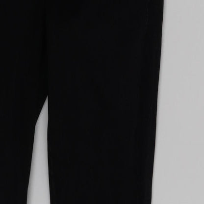 Close-up detail of Denim & Co. Grey Denim Skinny Jeans One Size