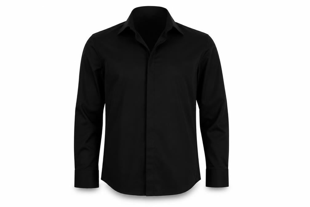 Preworn Womens Black   Basic Button-Up Size 12