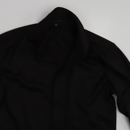 Preworn Womens Black   Basic Button-Up Size 12