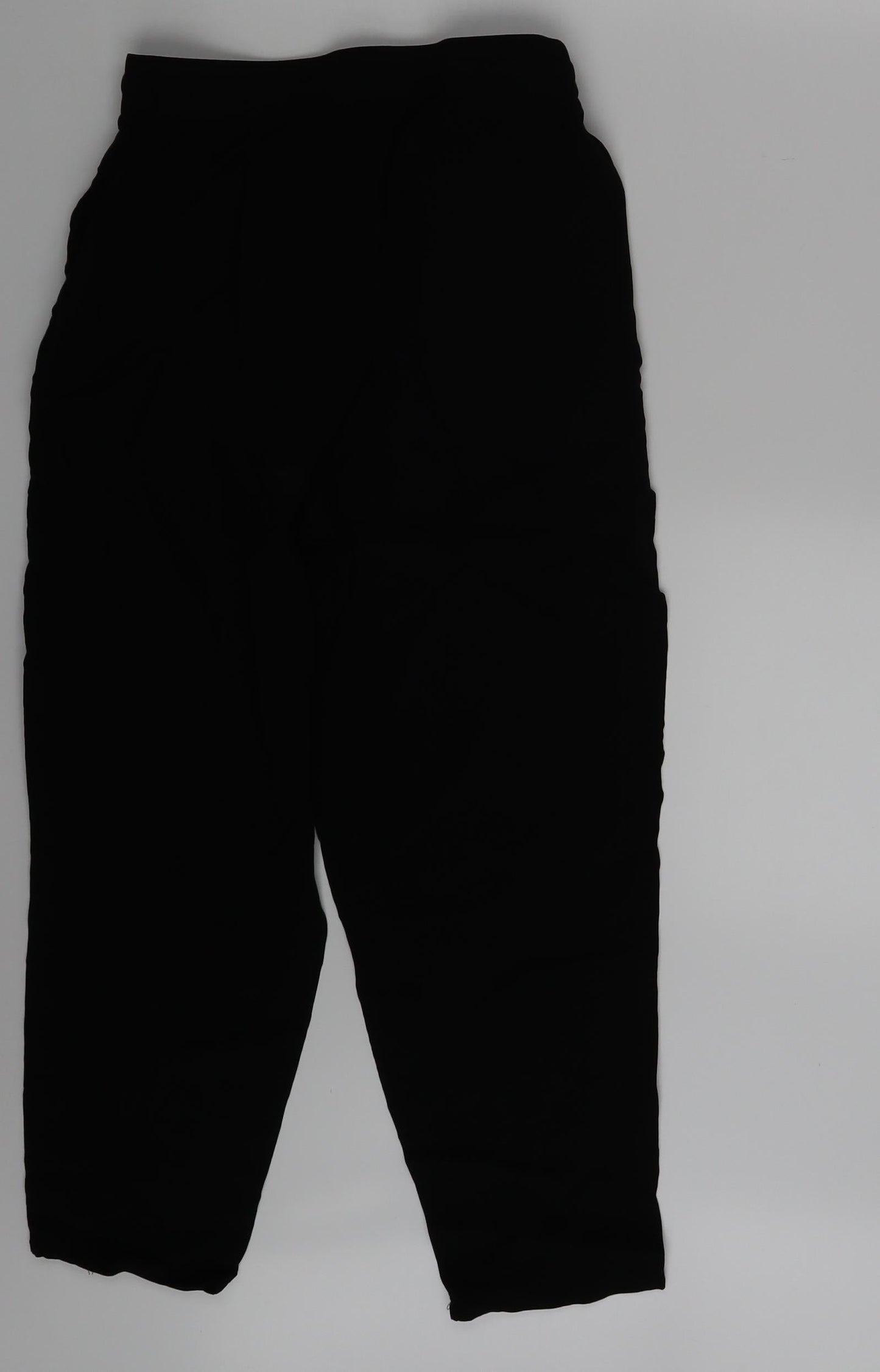 PRETTYLITTLETHING Womens Black   Sweatpants Trousers Size 8 L23 in