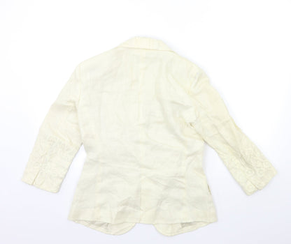 Zara Womens Beige   Jacket Blazer Size 12