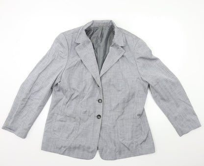 Preworn Womens Grey   Jacket Blazer Size 20