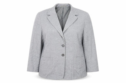 Preworn Womens Grey   Jacket Blazer Size 20