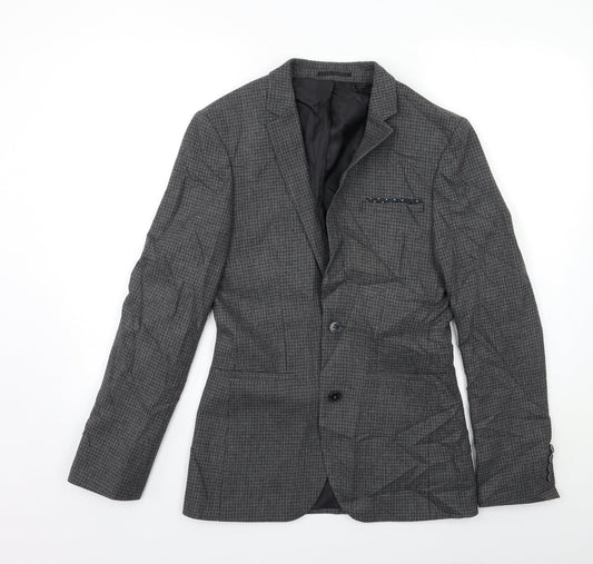 ASOS Mens Green Check  Jacket Suit Jacket Size 36