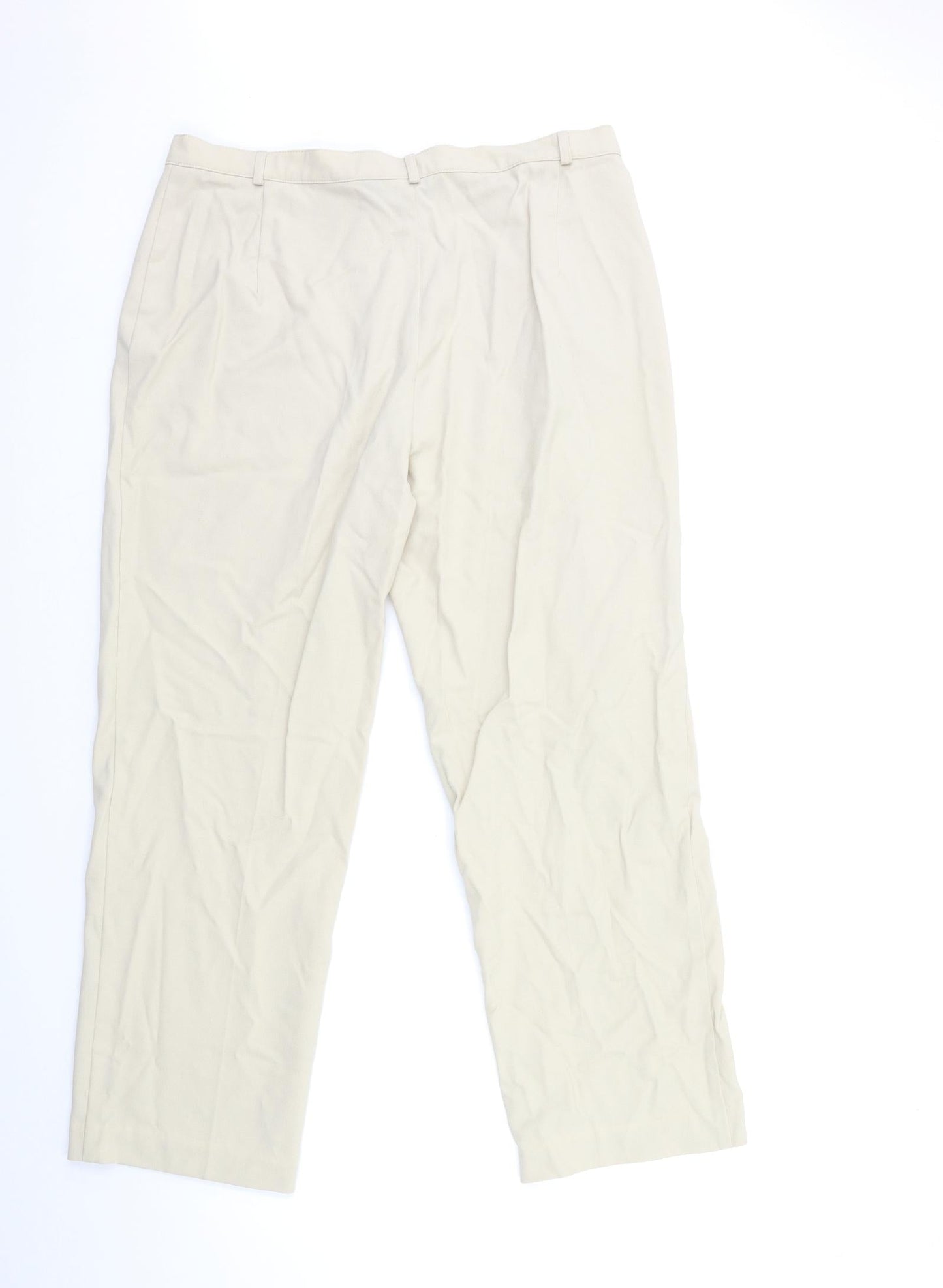 SLIMMA Womens Beige   Trousers  Size 34 in L29 in