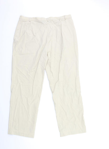 SLIMMA Womens Beige   Trousers  Size 34 in L29 in