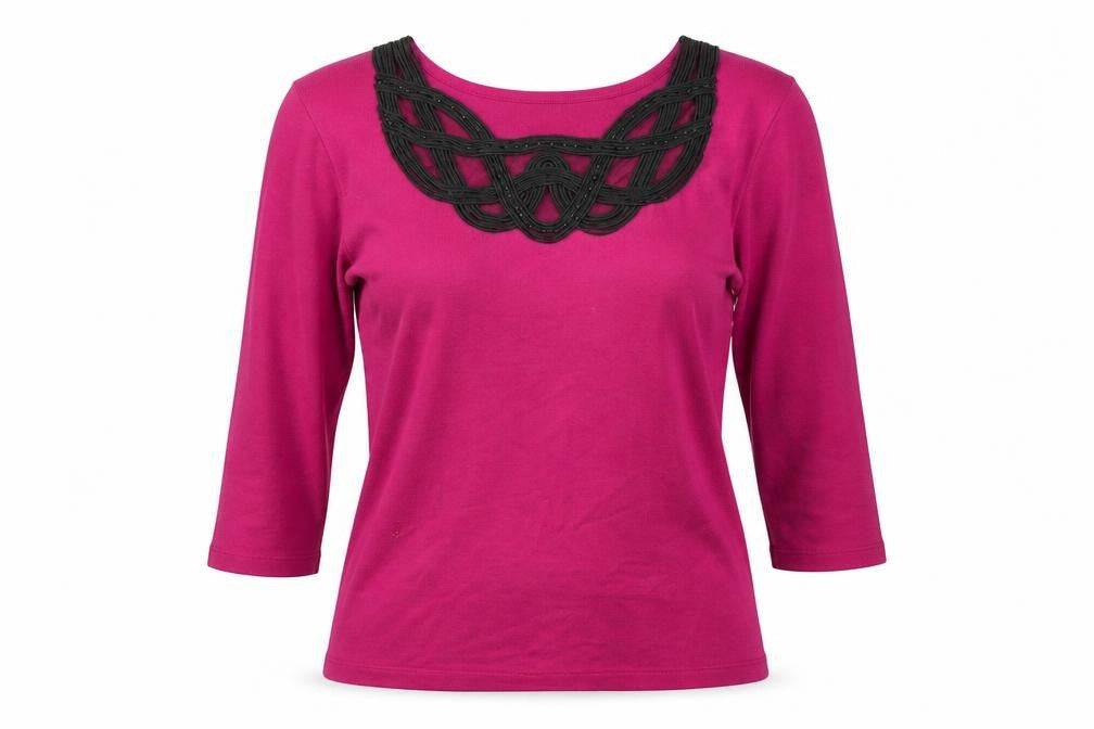 Casamia Womens Pink Pullover Jumper Size S
