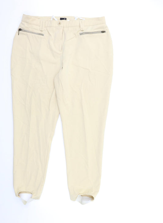BC Womens Beige   Trousers  Size 20 L28 in