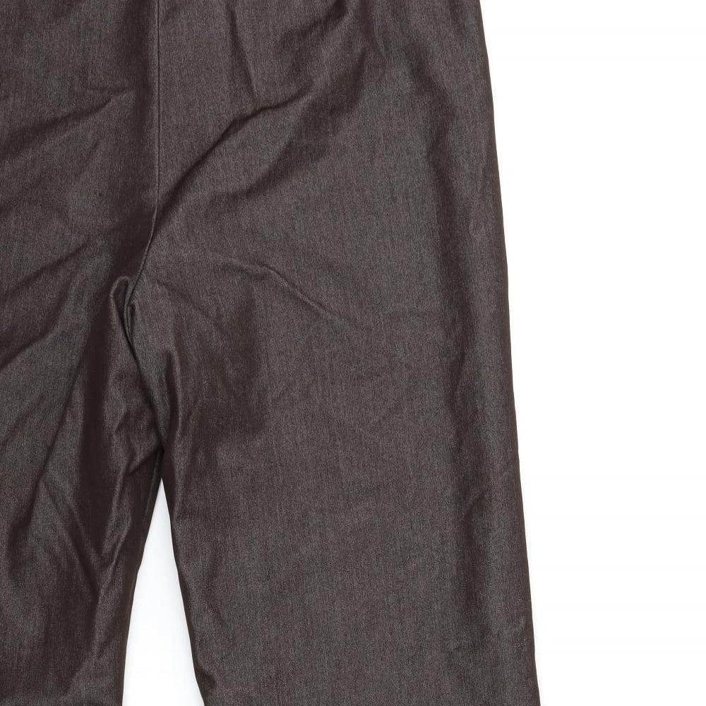 Studio Womens Brown   Trousers  Size 16 L34 in